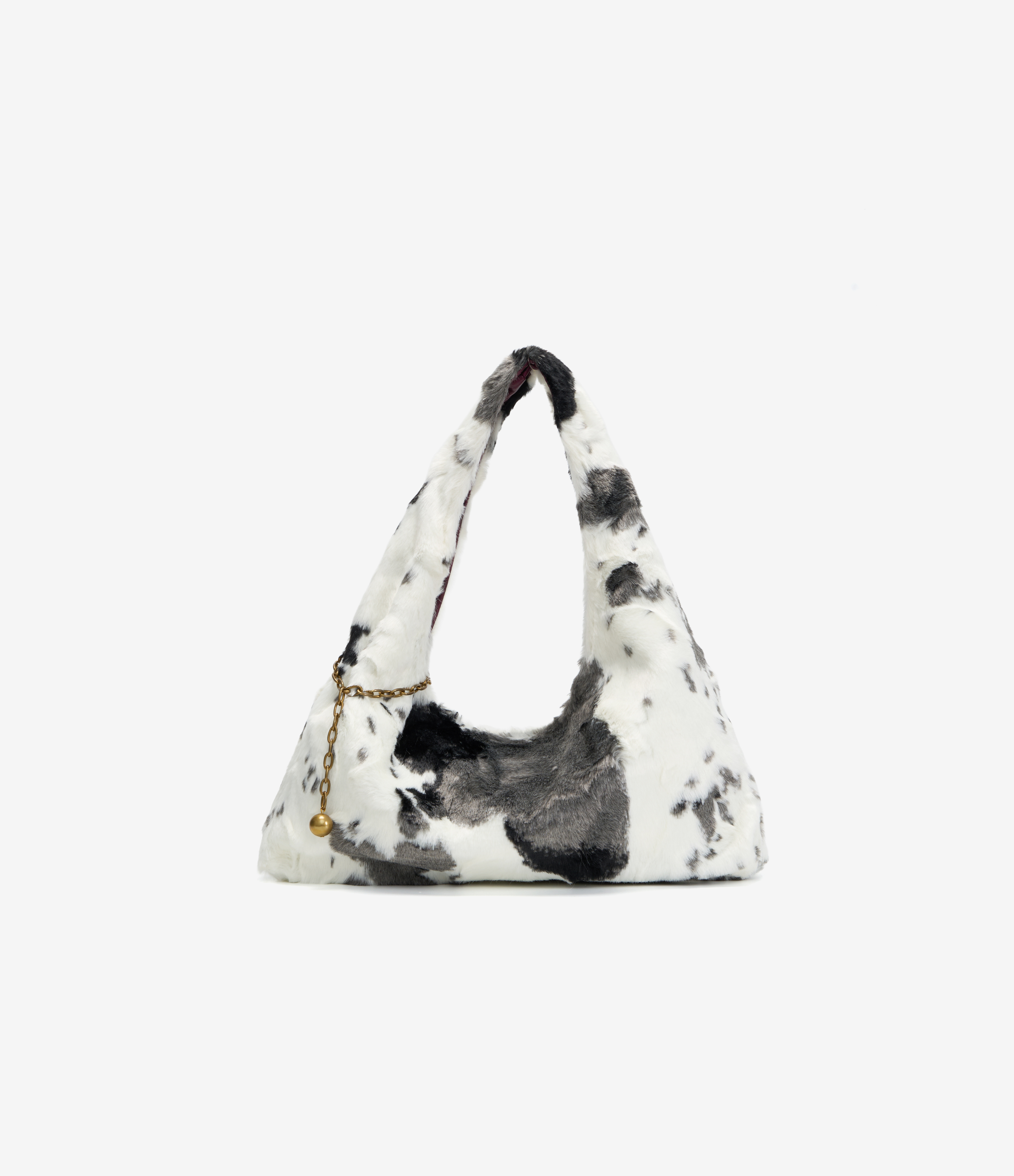 Reversible Faux-Fur Hobo